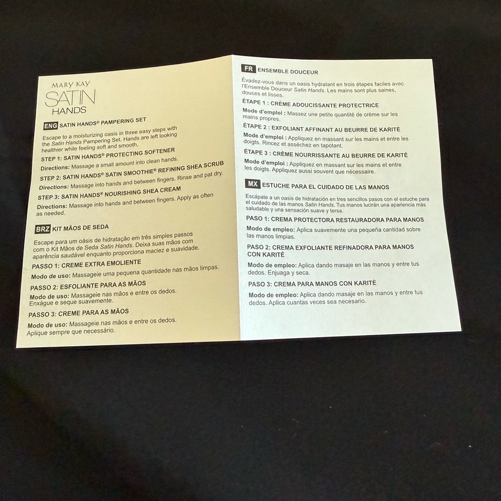 Mary Kay Satin Hands Pampering Set Fragrance Free - Picture 3 of 4